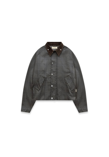 RTERNITY - CHECKERED WAXED HUNTING JACKET
