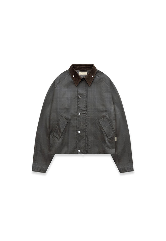 RTERNITY - CHECKERED WAXED HUNTING JACKET