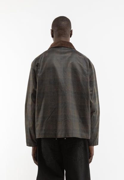 RTERNITY - CHECKERED WAXED HUNTING JACKET