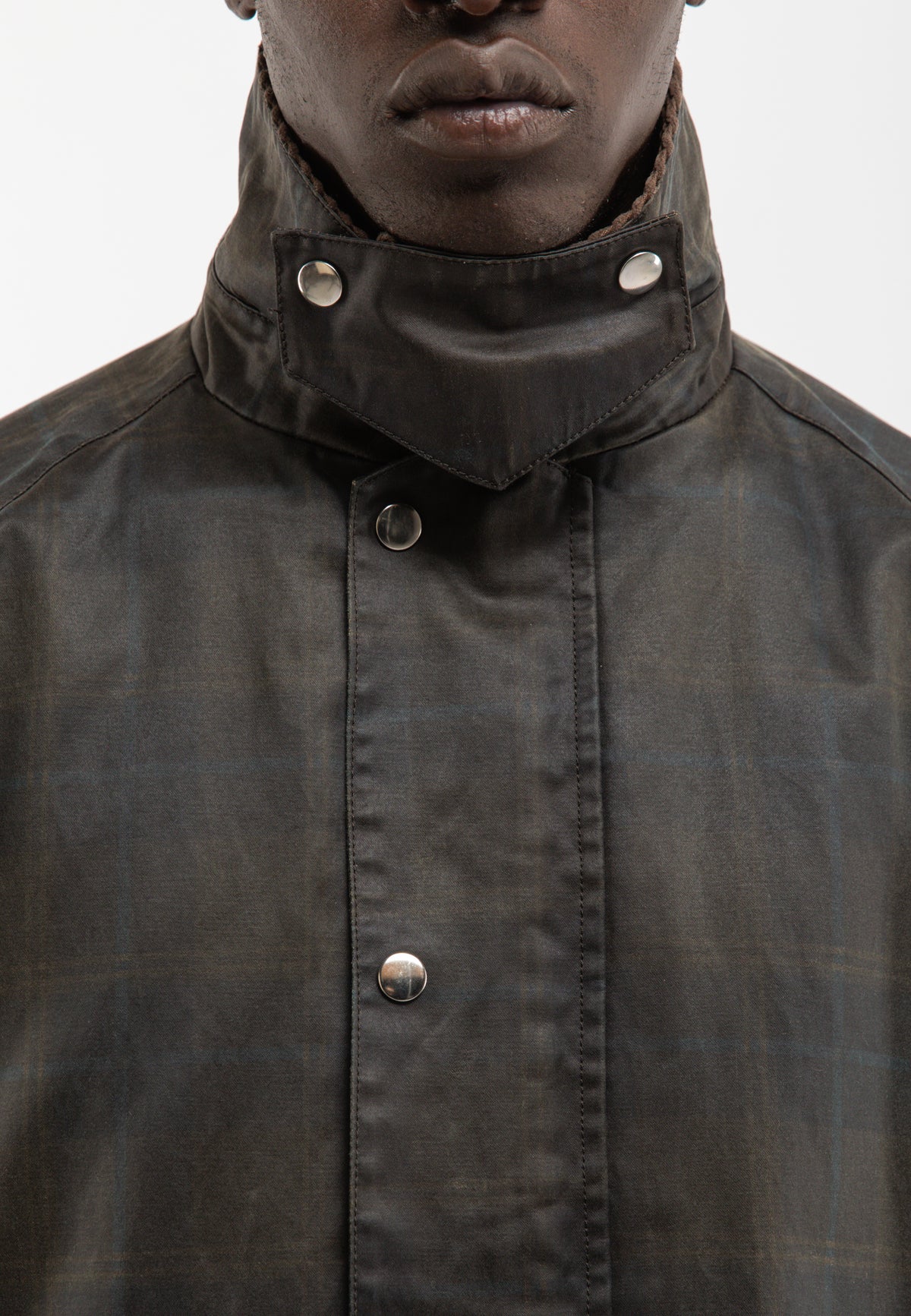 RTERNITY - CHECKERED WAXED HUNTING JACKET