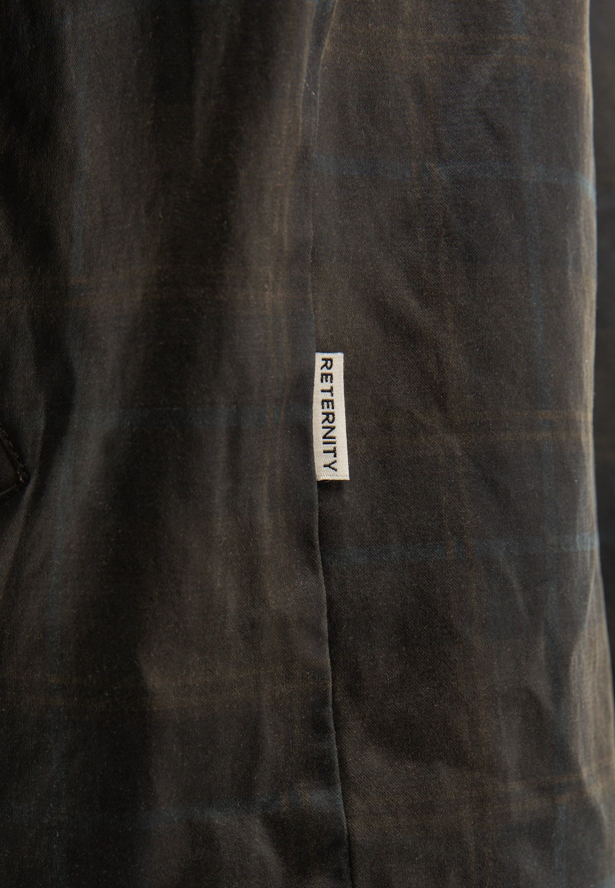 RTERNITY - CHECKERED WAXED HUNTING JACKET