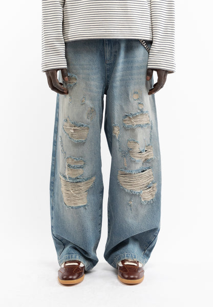 RETERNITY - DISTRESSED BAGGY DENIM