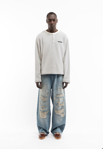 RETERNITY - DISTRESSED BAGGY DENIM