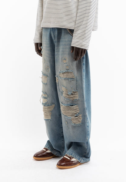 RETERNITY - DISTRESSED BAGGY DENIM