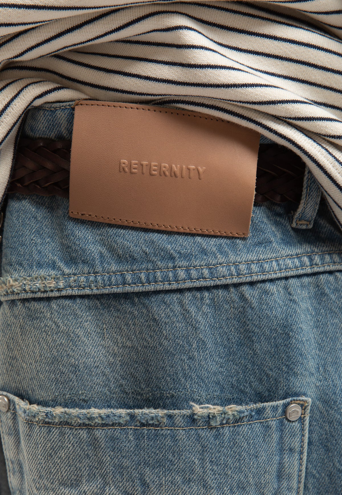 RETERNITY - DISTRESSED BAGGY DENIM