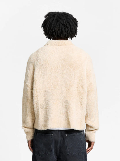 RETERNITY - CLAIR FURRY KNIT POLO