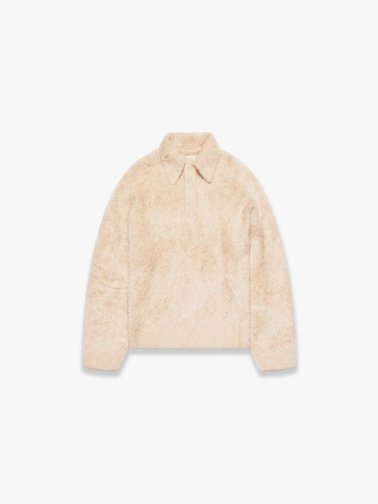 RETERNITY - CLAIR FURRY KNIT POLO
