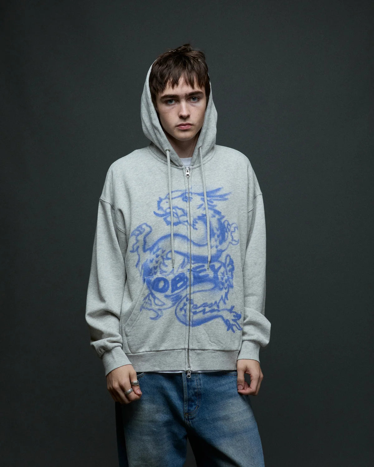 OBEY - DRACO ZIP HOOD