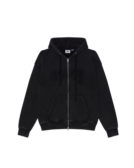 OBEY - GOTHIC ZIP HOOD