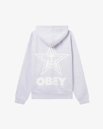 OBEY - BOLD STAR EXTRA HEAVY PULLOVER HOODIE