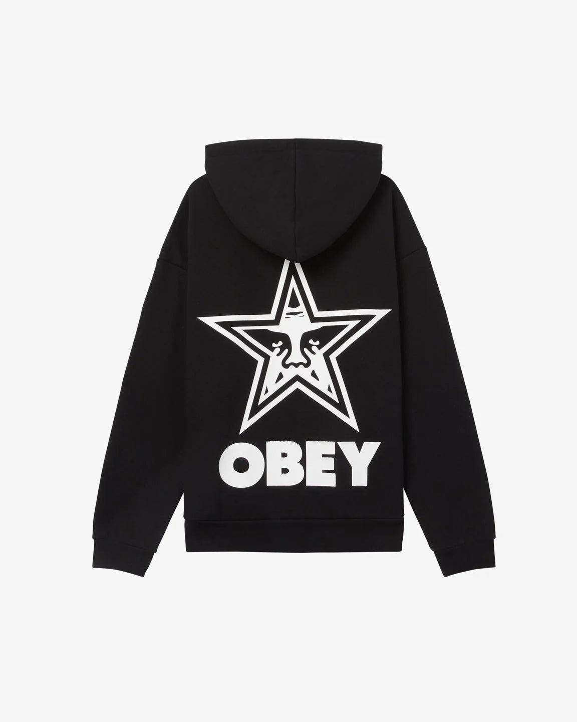 OBEY - BOLD STAR EXTRA HEAVY PULLOVER HOODIE