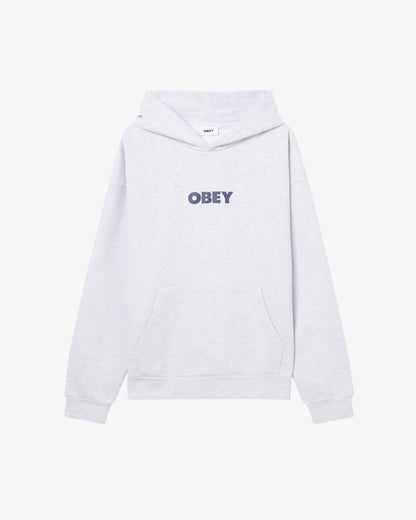 OBEY - OBEY BOLD EXTRA HEAVY PULLOVER HOODIE