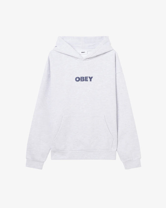 OBEY - OBEY BOLD EXTRA HEAVY PULLOVER HOODIE