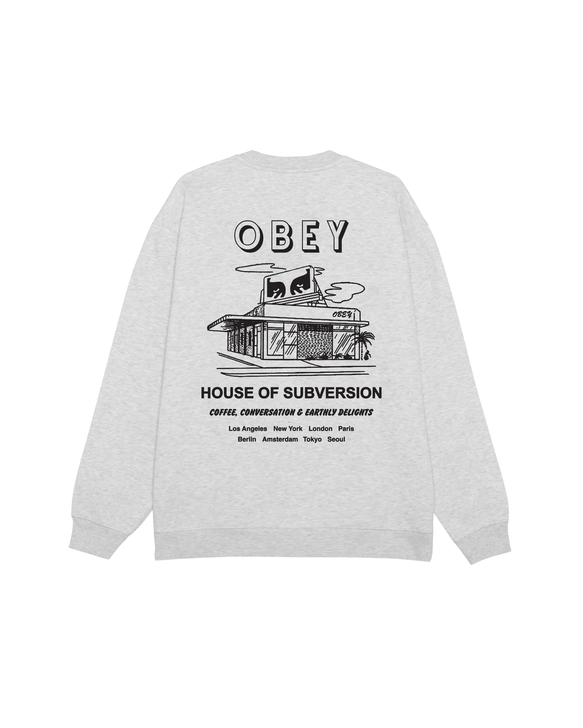 OBEY - HOUSE OF SUBVERSION PREMIUM CREWNECK