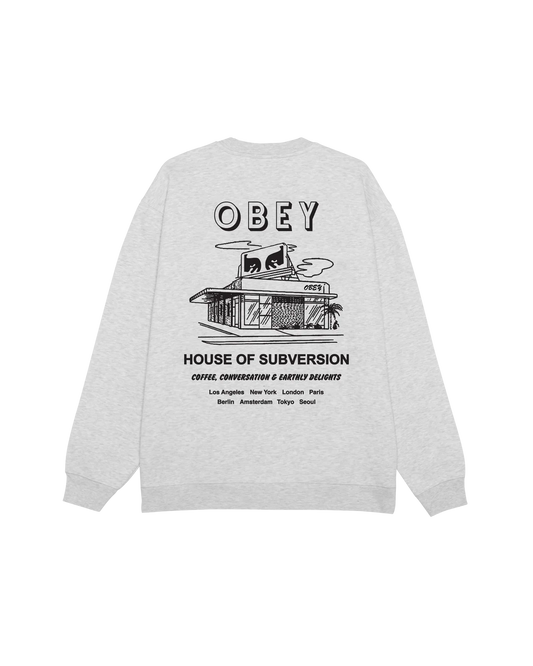OBEY - HOUSE OF SUBVERSION PREMIUM CREWNECK