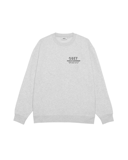 OBEY - HOUSE OF SUBVERSION PREMIUM CREWNECK
