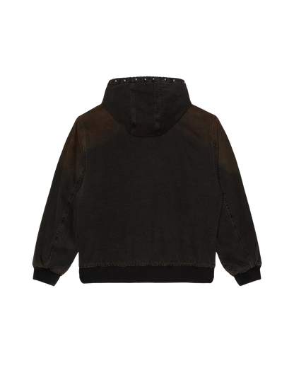 OBEY - STUDDED ZIP UP JACKET