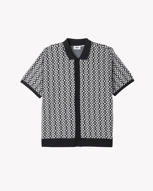 OBEY - TESTAMENT BUTTON FRONT POLO