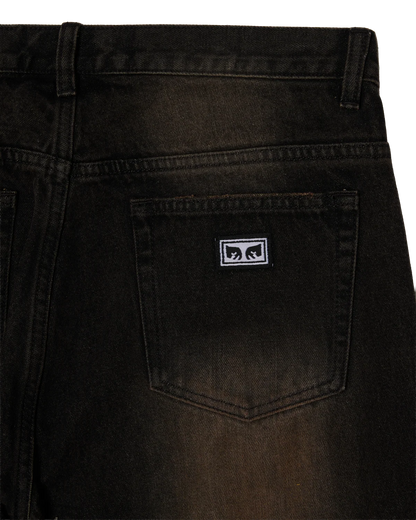 OBEY - STUDDED BOXCAR STRAIGHT LEG DENIM