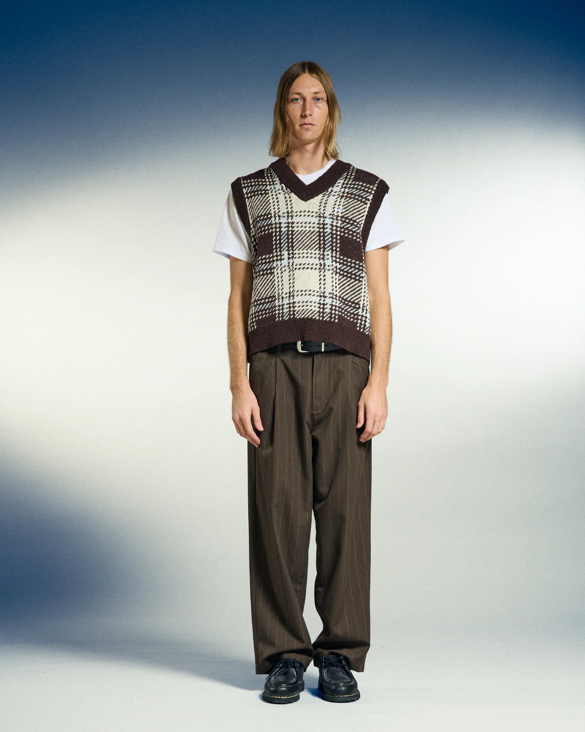 OBEY - DEAN STRIPE PLEATED PANT