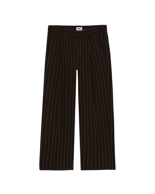 OBEY - DEAN STRIPE PLEATED PANT