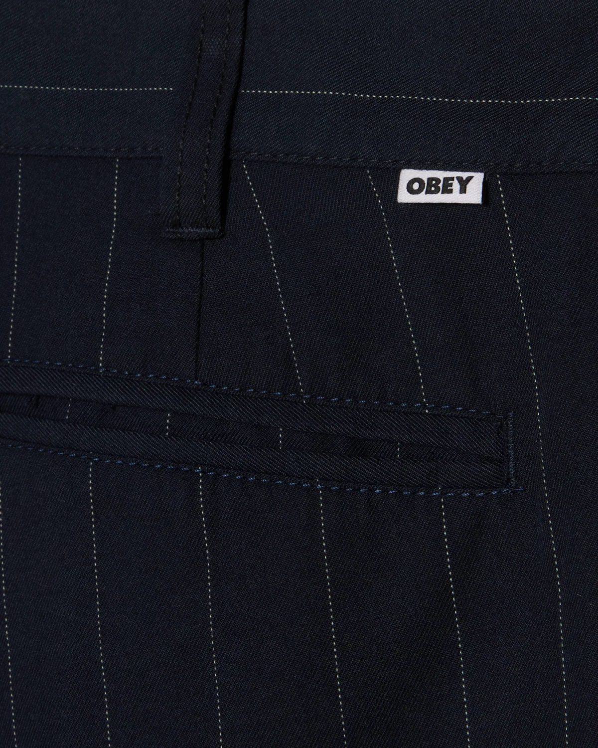 OBEY - DEAN STRIPE PLEATED PANT