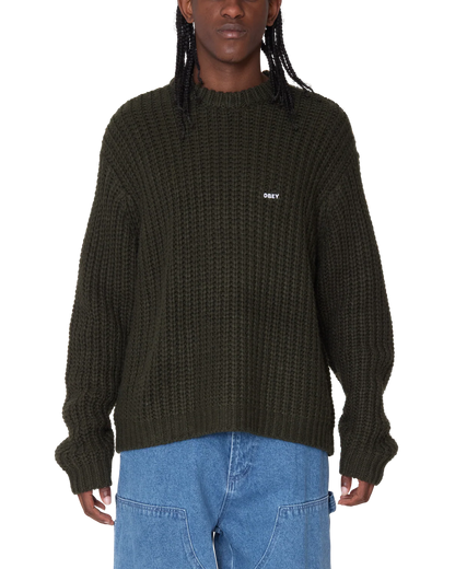 OBEY - BOLD CHUNKY SWEATER
