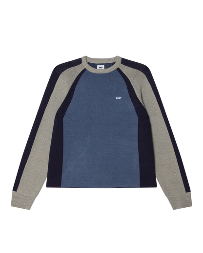 OBEY - RAGLAN CREW NECK SWEATER
