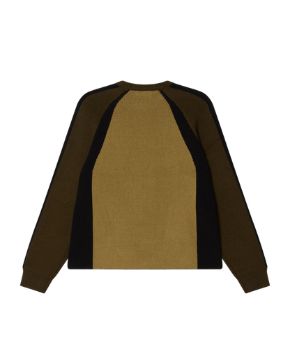 OBEY - RAGLAN CREW NECK SWEATER