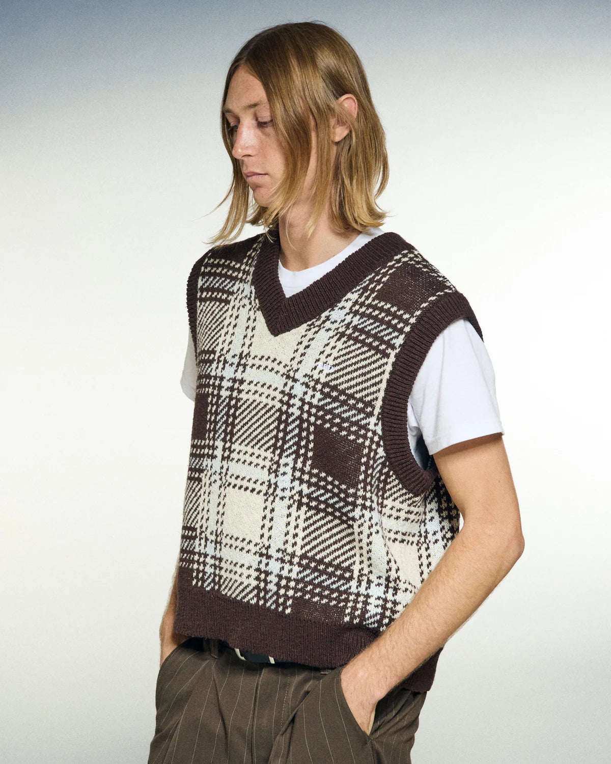 OBEY - AVON PLAID VEST