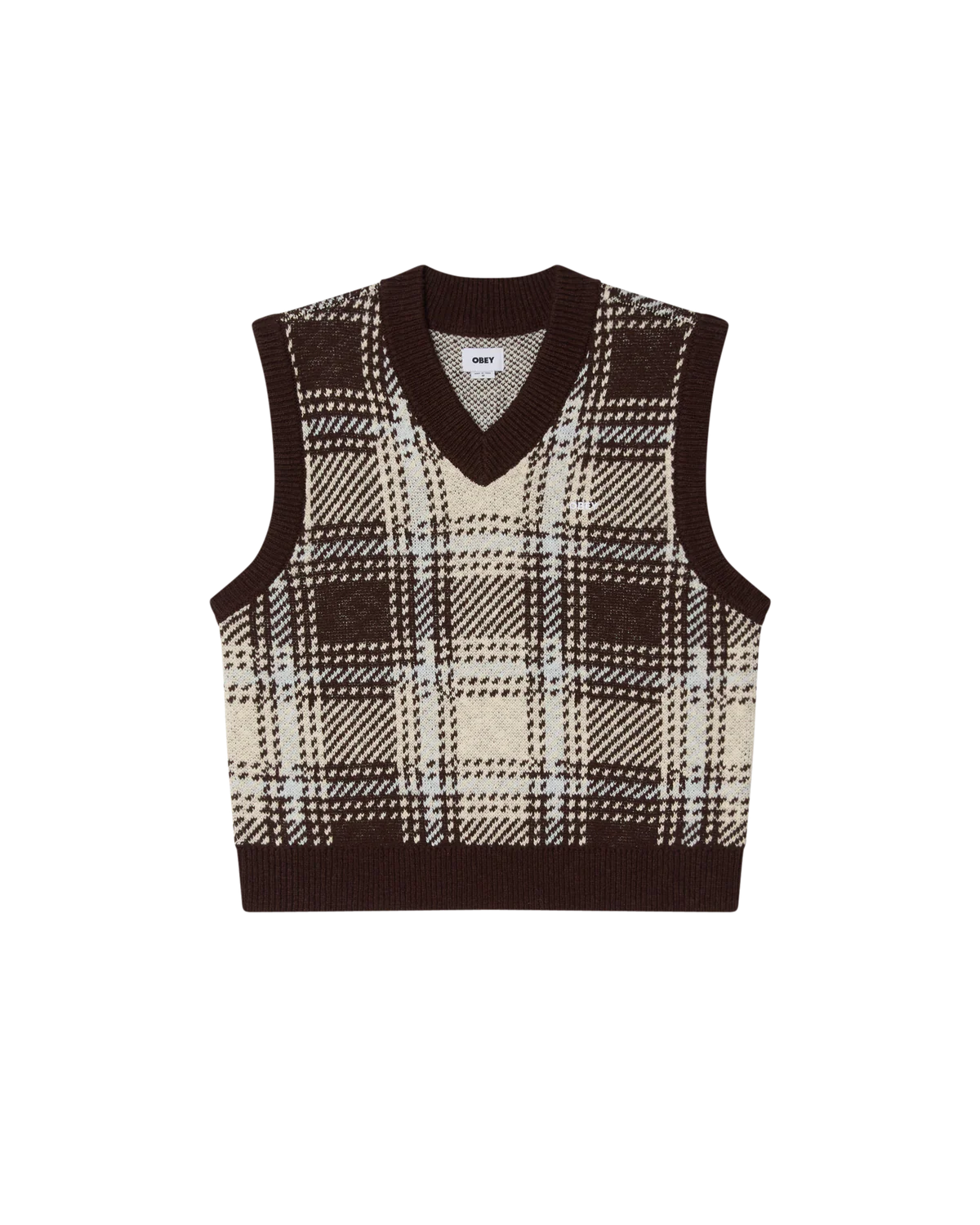 OBEY - AVON PLAID VEST