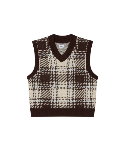 OBEY - AVON PLAID VEST
