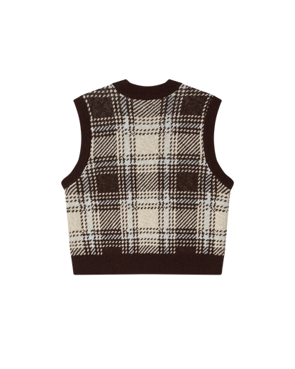 OBEY - AVON PLAID VEST