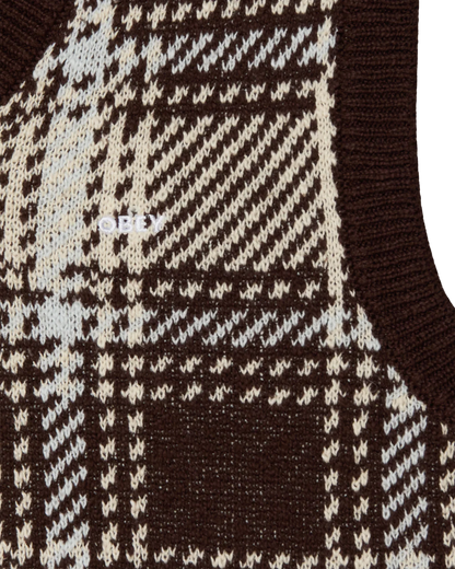 OBEY - AVON PLAID VEST