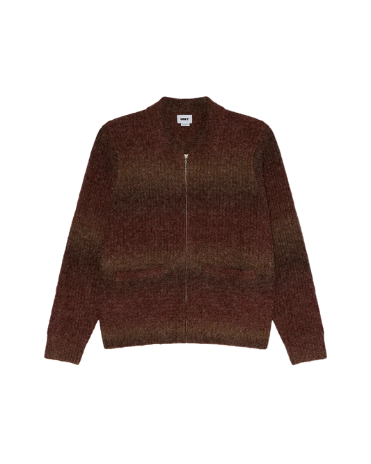 OBEY - ANTON GRADIENT CARDIGAN