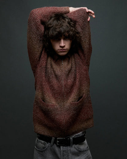 OBEY - ANTON GRADIENT CARDIGAN