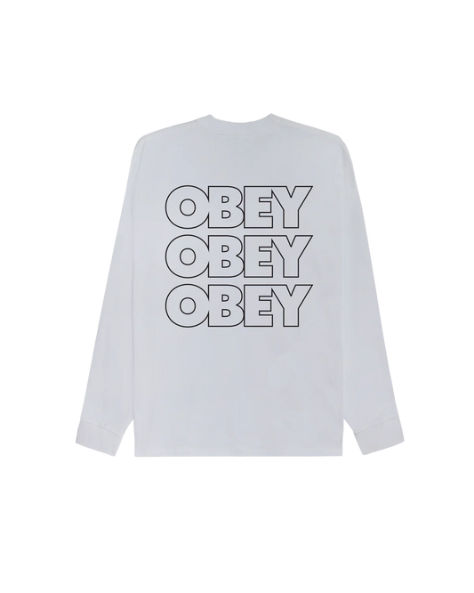 OBEY - TREBLE CLASSIC LS T-SHIRT