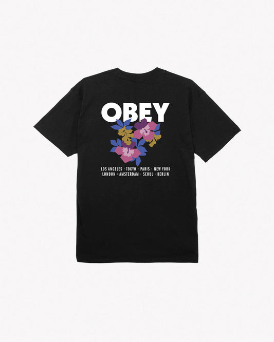 OBEY - FLORAL GARDEN CLASSIC T-SHIRT