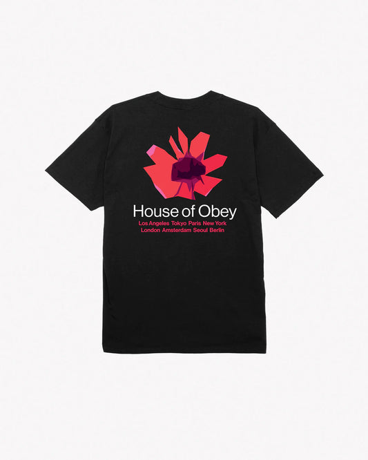 OBEY - HOUSE OF FLORAL CLASSIC T-SHIRT