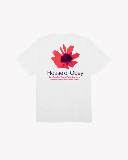 OBEY - HOUSE OF FLORAL CLASSIC T-SHIRT