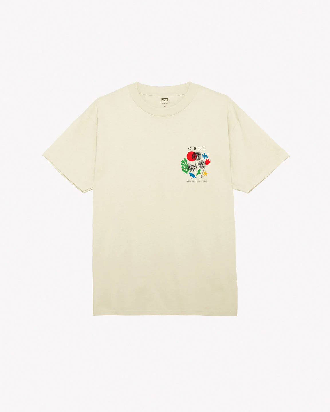 OBEY - FLOWERS PAPERS SCISSORS CLASSIC T-SHIRT