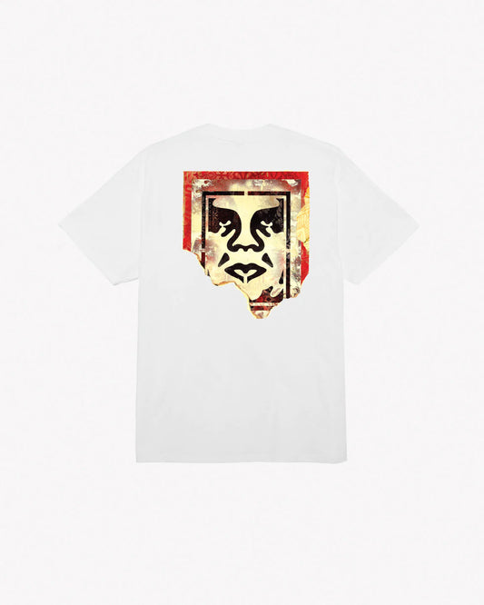 OBEY - RIPPED ICON CLASSIC T-SHIRT