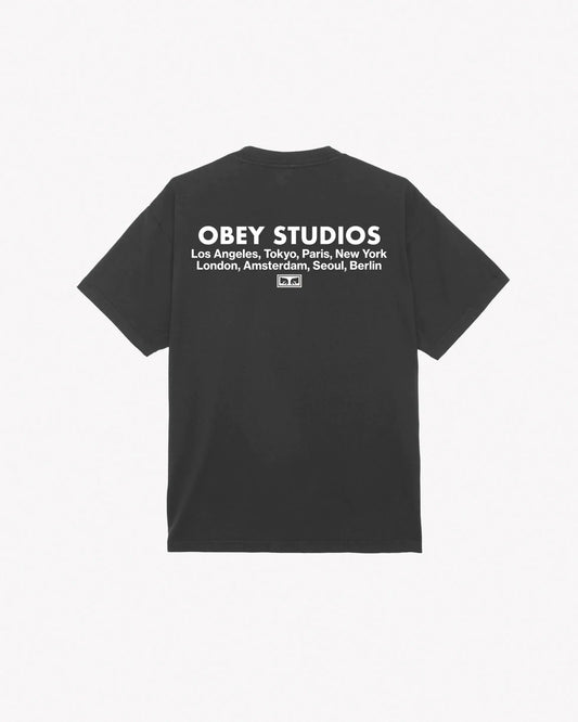 OBEY - STUDIOS EYE HEAVYWEIGHT T-SHIRT