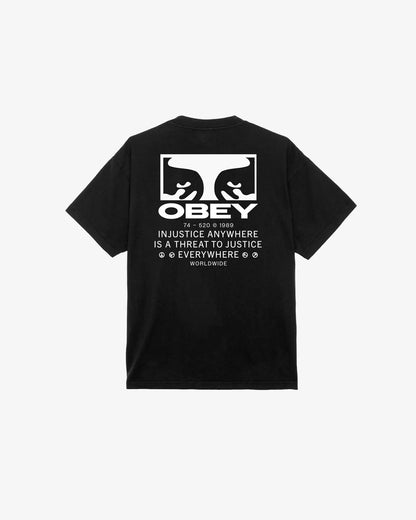 OBEY - JUSTICE EVERYWHERE CLASSIC T-SHIRT