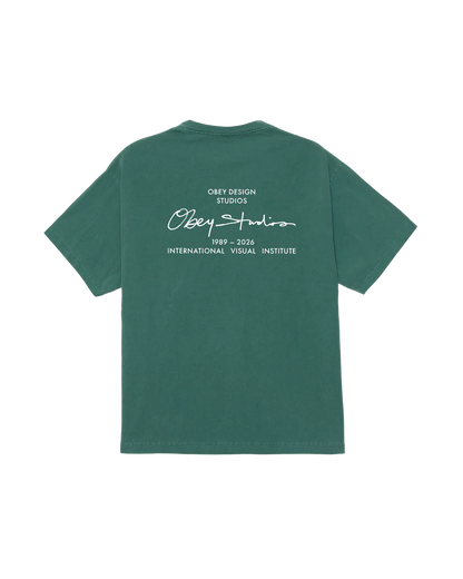 OBEY - INSTITUTE PIGMENT T-SHIRT