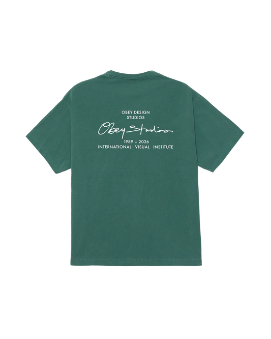 OBEY - INSTITUTE PIGMENT T-SHIRT