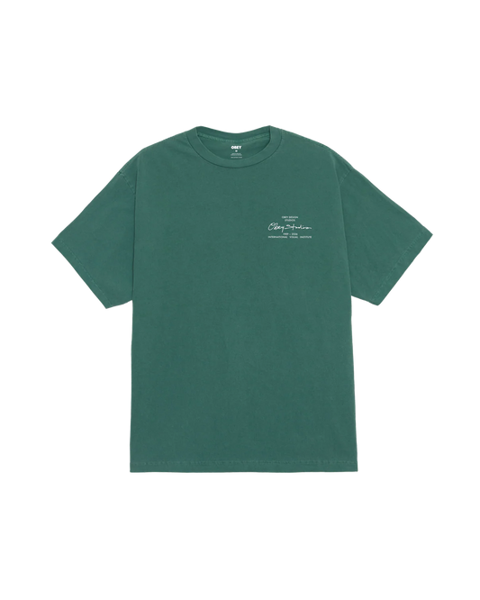 OBEY - INSTITUTE PIGMENT T-SHIRT