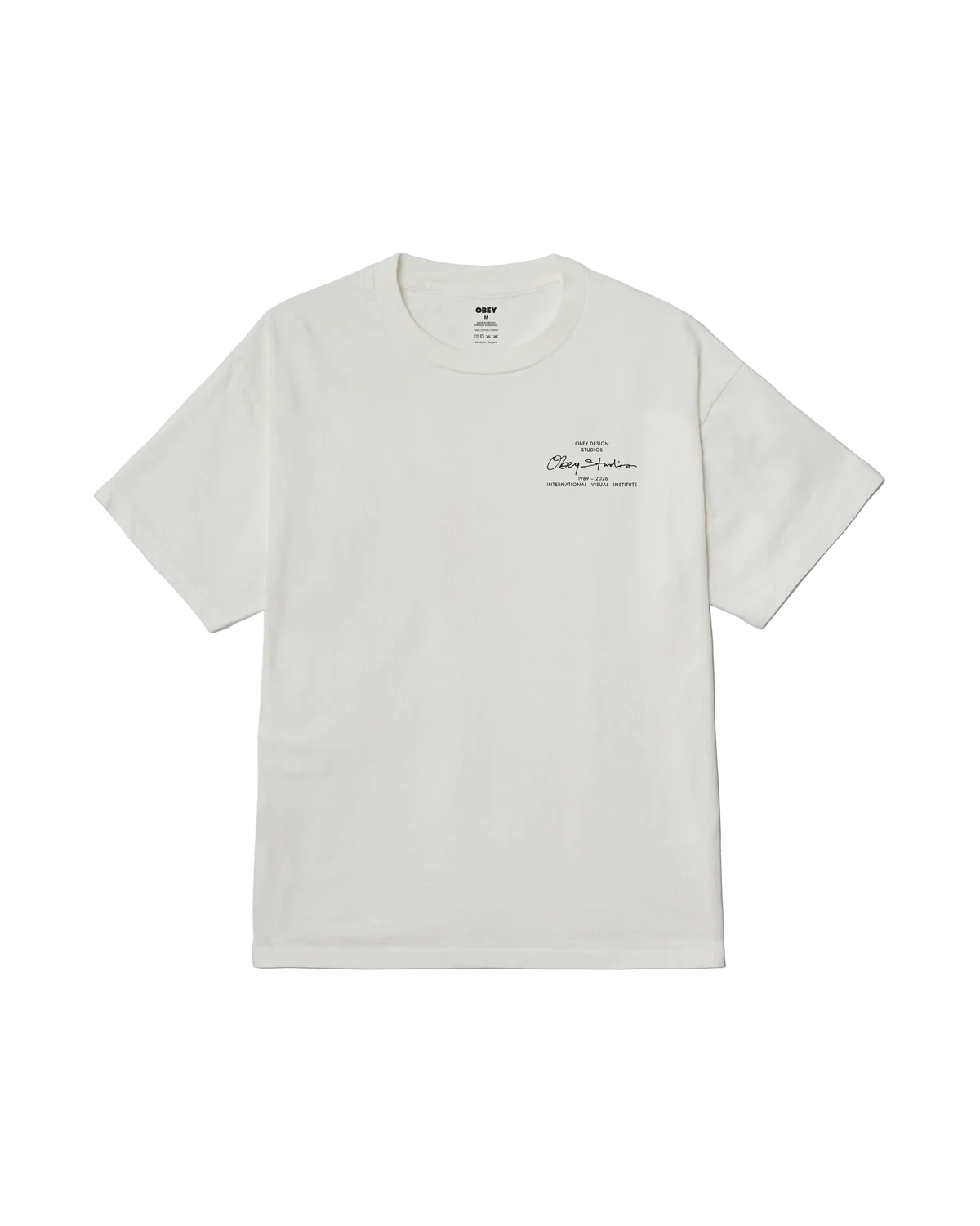 OBEY - INSTITUTE PIGMENT T-SHIRT