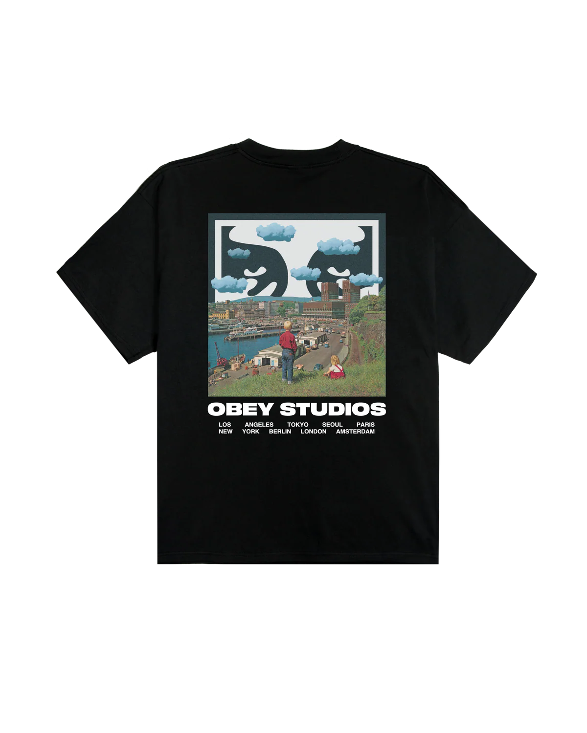 OBEY - SKY FACE HEAVYWEIGHT T-SHIRT