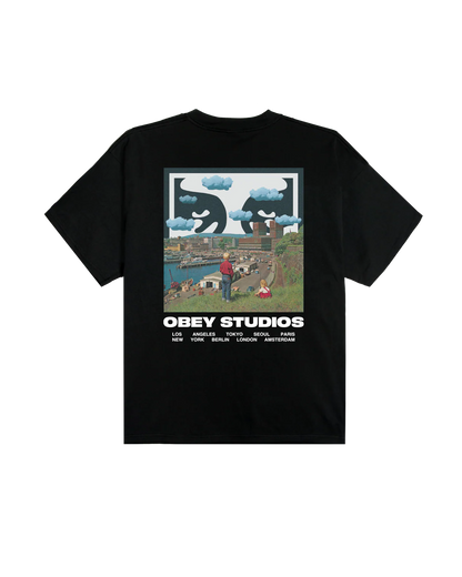OBEY - SKY FACE HEAVYWEIGHT T-SHIRT